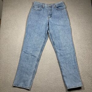 VTG American Eagle Jeans Women's Juniors 11/12 Long Blue Light Wash Mom USA Made